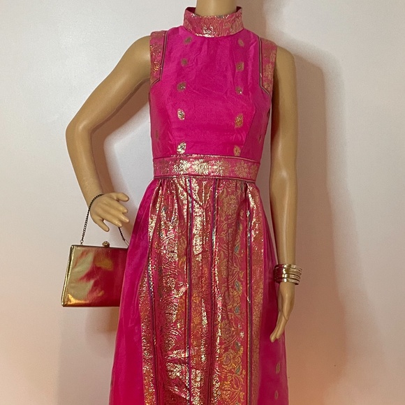 Vintage Dresses & Skirts - Handmade eastern inspired vintage cocktail gown!
